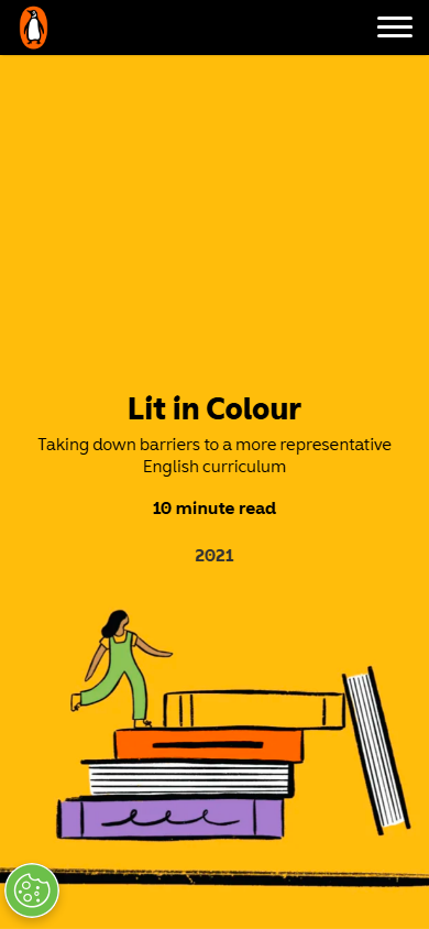 Mobile first viewport showing how the original page adapts its hierarchy and composition.